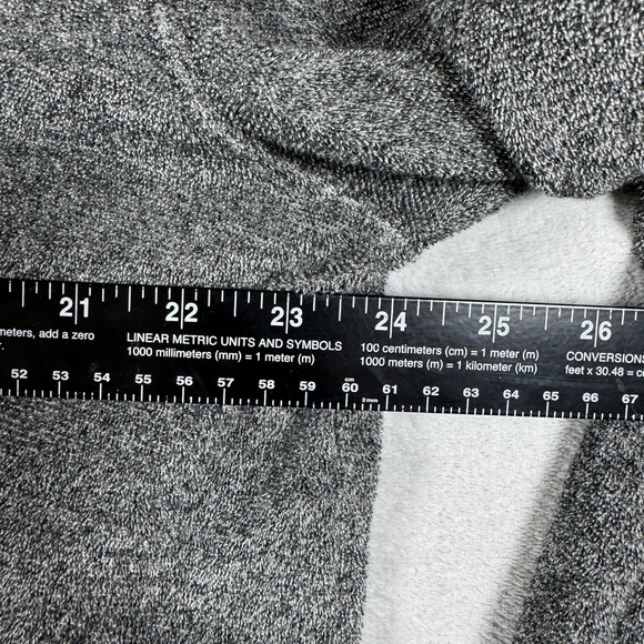 Faherty Pullover Mens XXL Grey Jaspe Terry Henley Towel Sweater Lightweight - Picture 7 of 11